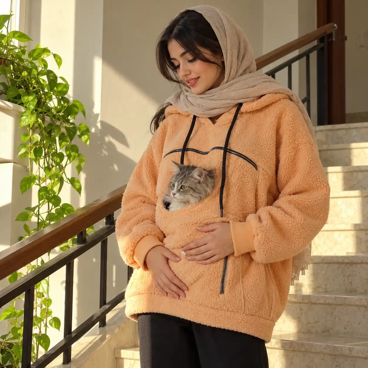 هودی حمل گربه