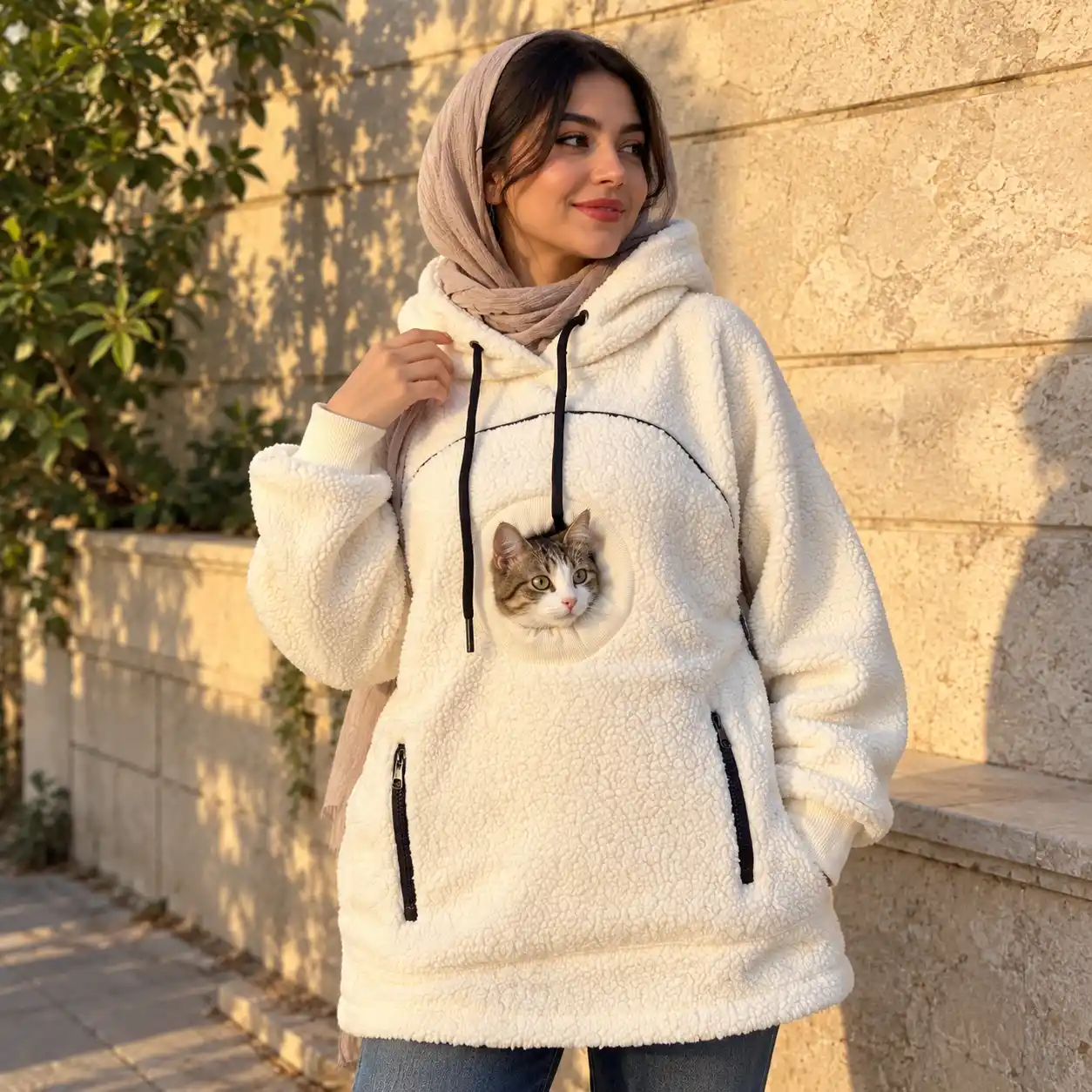 هودی حمل گربه