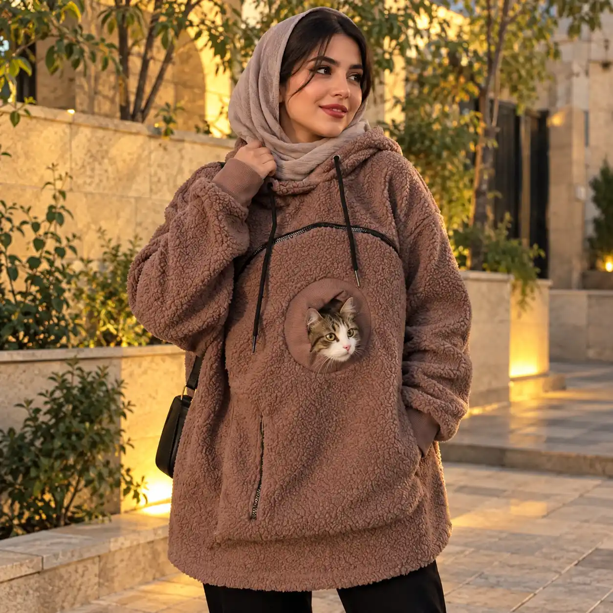 هودی حمل گربه