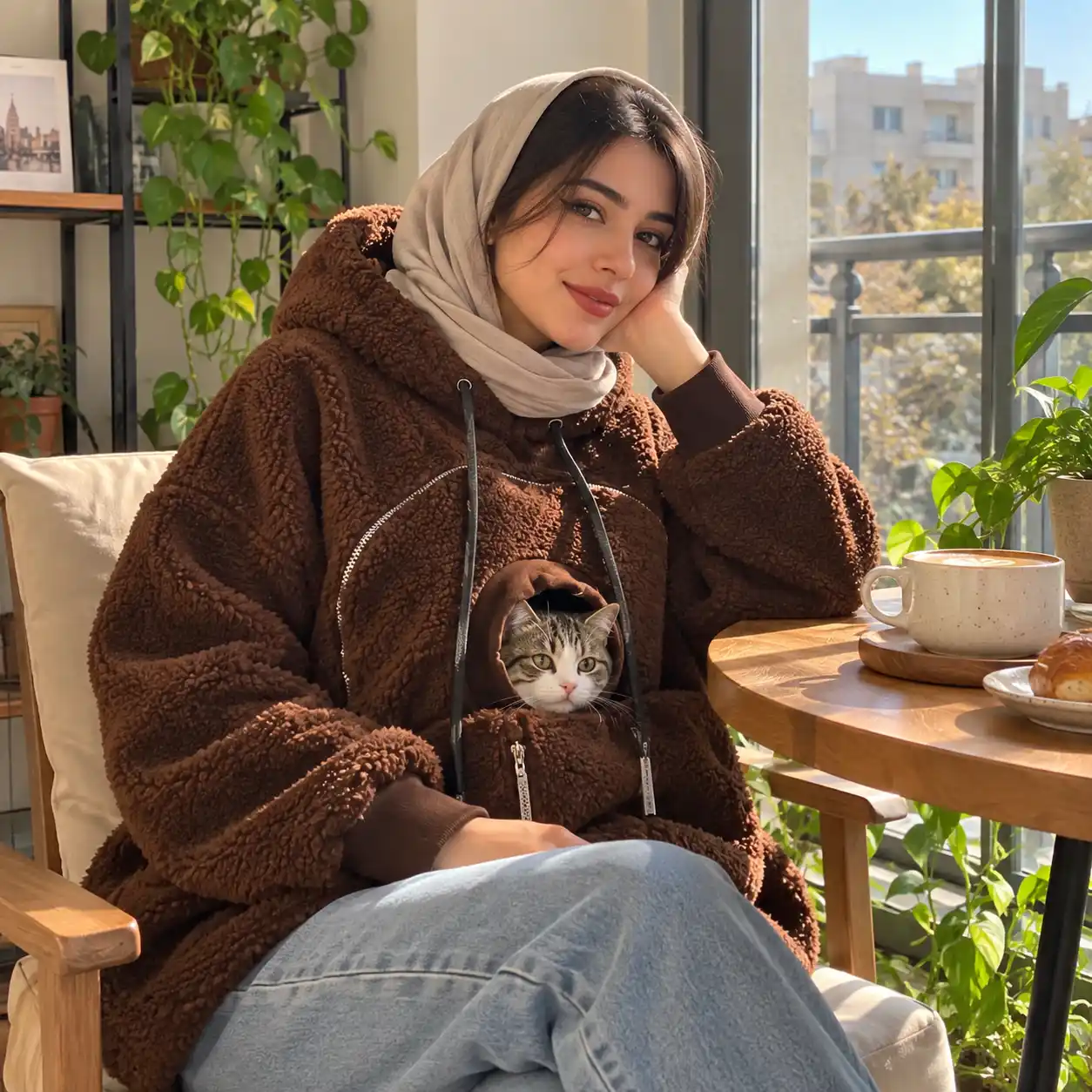 هودی حمل گربه